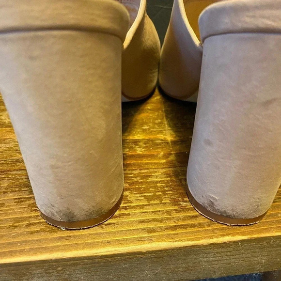 Steve Madden Leather Upper 4” High Heels/Sandals Women Size 7.5 - Picture 6 of 7